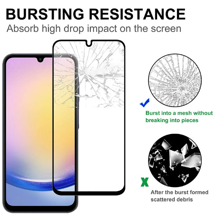 For Samsung Galaxy S26 FE AGC Tempered Glass with Black Edge Full Glue Full Coverage Screen Protector - 4