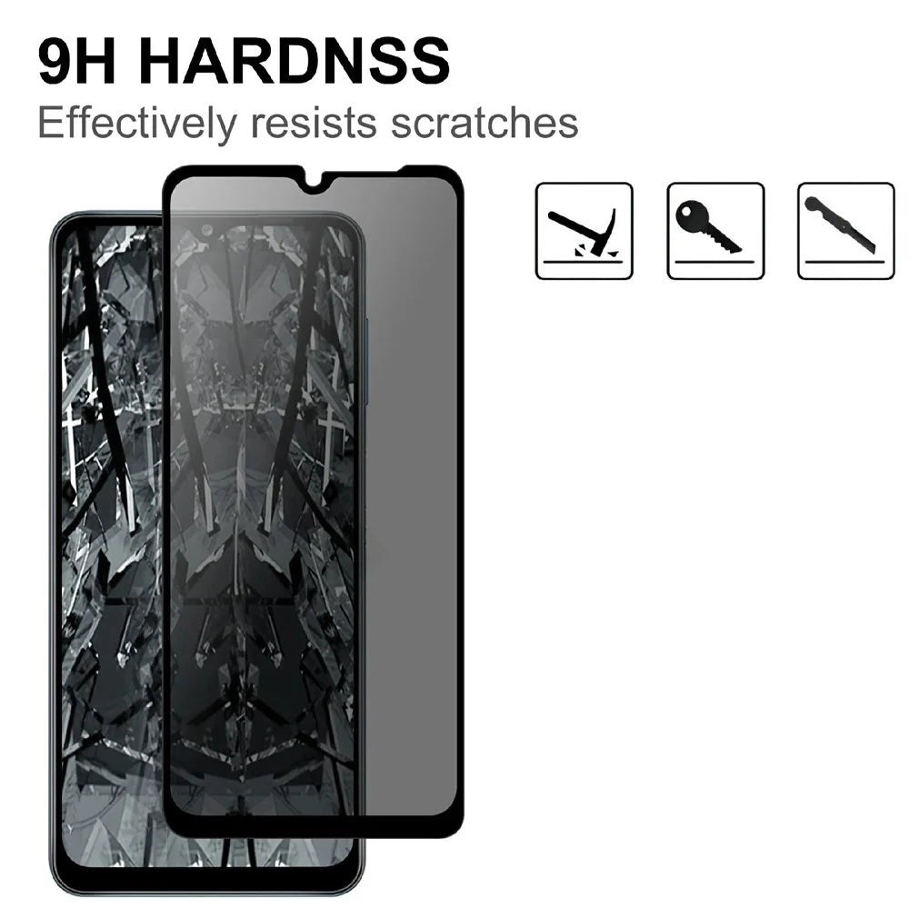 For Samsung Galaxy S26 FE Tempered Glass Screen Protector 2.5D Arc Edge Anti-Spy Film - 3