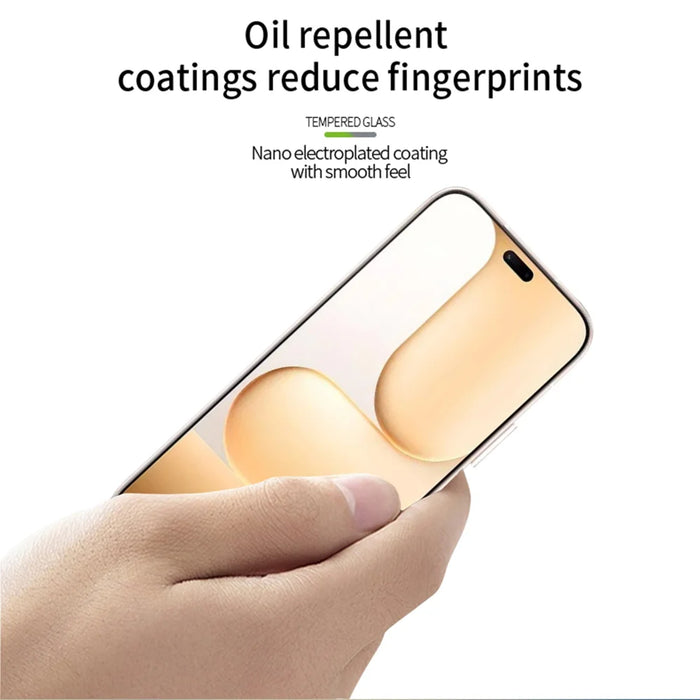 MOFI for Honor 600e 5G Screen Protector  9H 3D Curved Full Glue Full Coverage Tempered Glass Film - Black - 4