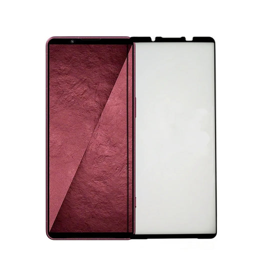 MOFI for Sony Xperia 1 VIII Screen Protector  9H 3D Curved Full Glue Full Coverage Tempered Glass Film - Black - 1