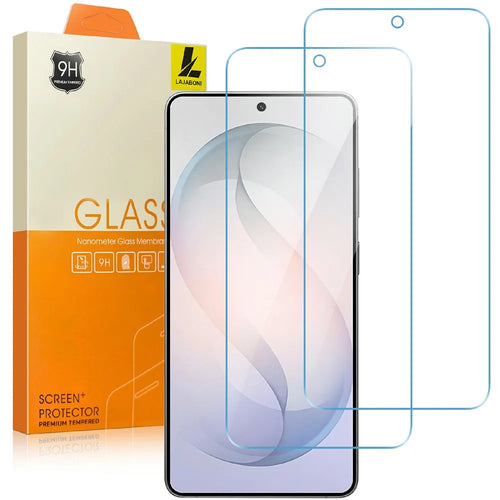 LAJABONI 2Pcs For Samsung Galaxy S26 FE HD Clear Screen Protector Anti-blue-ray Not Complete Covering Tempered Glass Screen Film - Transparent - 1