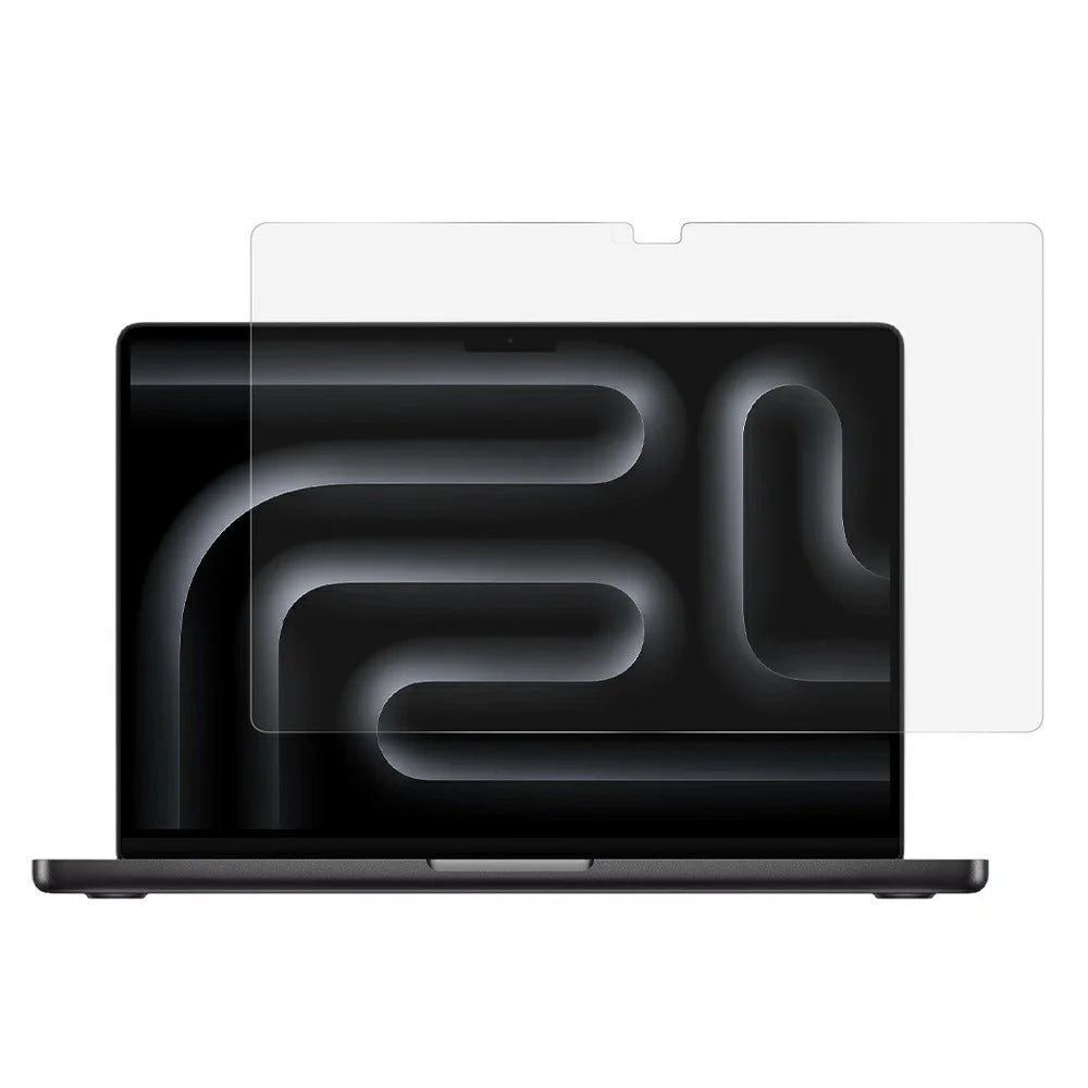 For MacBook Pro 16 inch (2019) Full Screen Protector 0.3mm Straight Edge Tempered Glass Laptop Screen Film - Transparent - 1
