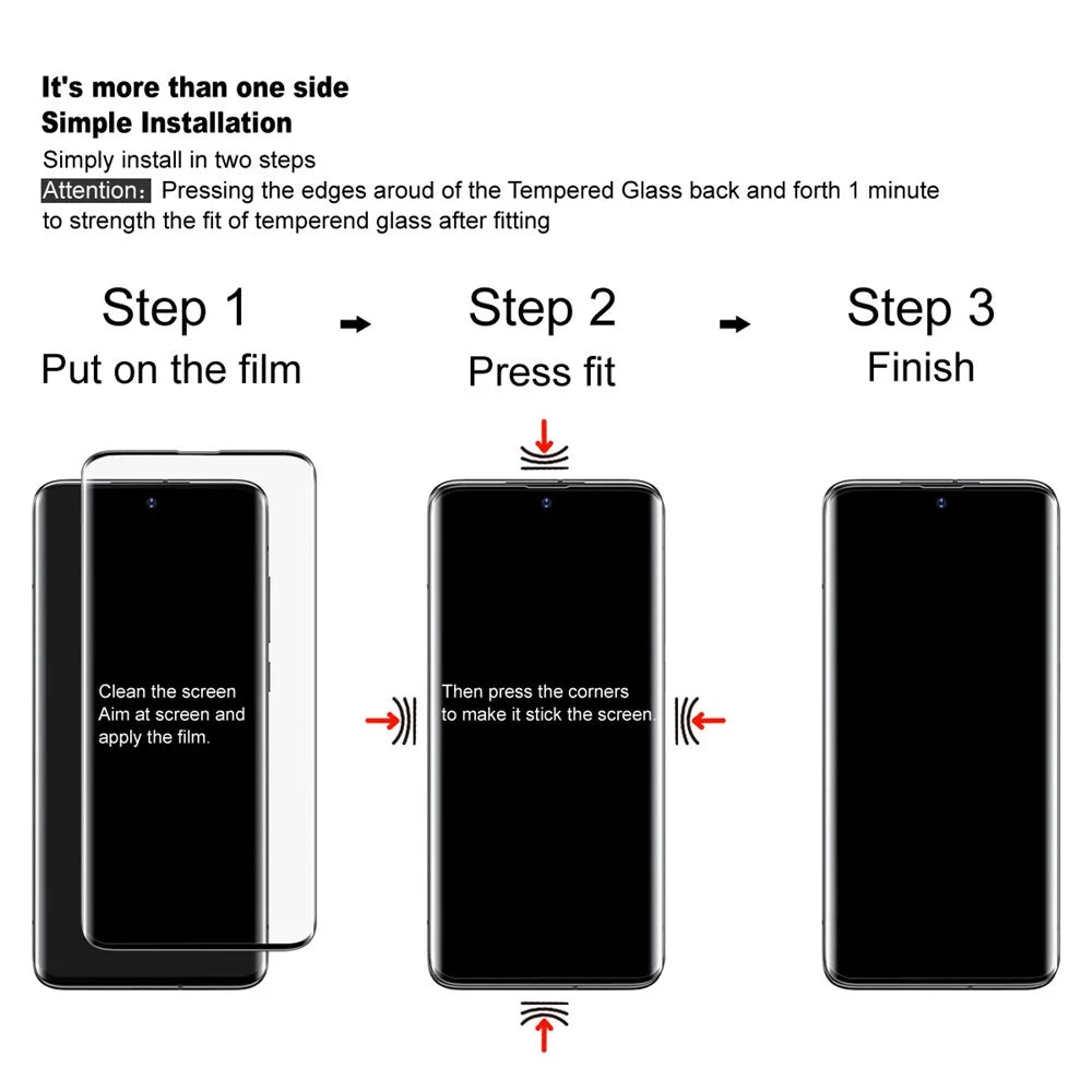 IMAK For Infinix Note Edge 5G Full Screen Protector 3D Curved Edge Side Glue Tempered Glass Film (Fingerprint Unlock) - Black - 7