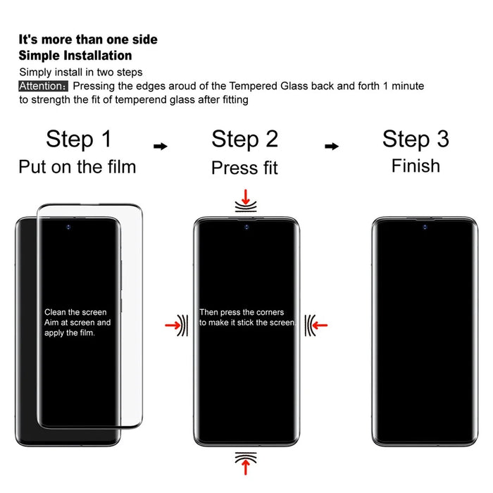 IMAK For Infinix Note Edge 5G Full Screen Protector 3D Curved Edge Side Glue Tempered Glass Film (Fingerprint Unlock) - Black - 7