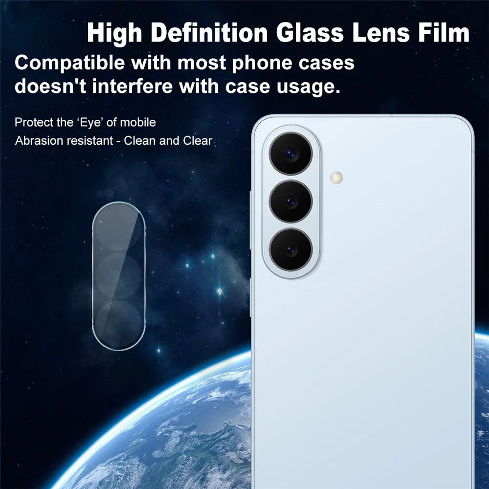 IMAK For Samsung Galaxy S26 FE Camera Lens Protector Slim Tempered Glass Full Coverage Lens Film - Transparent - 2