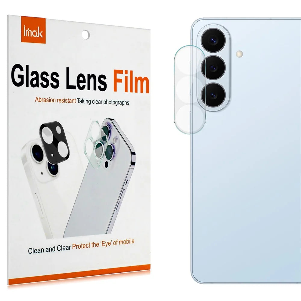 IMAK For Samsung Galaxy S26 FE Camera Lens Protector Slim Tempered Glass Full Coverage Lens Film - Transparent - 7