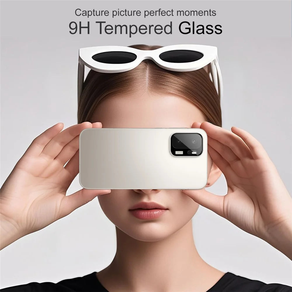 IMAK For OnePlus Ace 6 Ultra 5G Camera Lens Protector Tempered Glass HD Clear Full Cover Lens Film - Black - 3