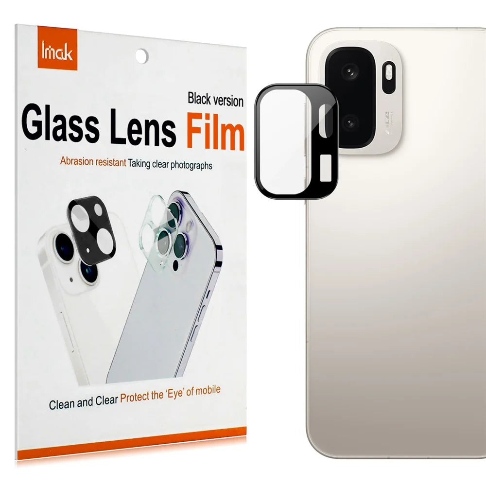 IMAK For OnePlus Ace 6 Ultra 5G Camera Lens Protector Tempered Glass HD Clear Full Cover Lens Film - Black - 7