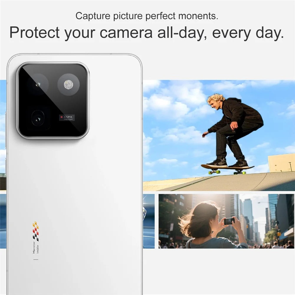 IMAK For vivo iQOO 15T 5G Camera Lens Protector Tempered Glass HD Clear Full Cover Lens Film - Black - 5