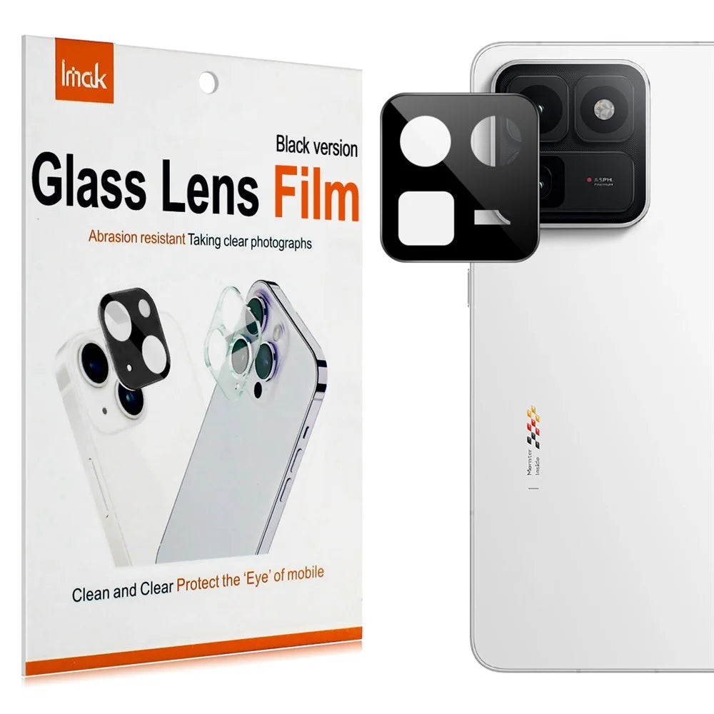 IMAK For vivo iQOO 15T 5G Camera Lens Protector Tempered Glass HD Clear Full Cover Lens Film - Black - 7