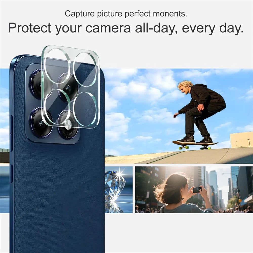 IMAK For Motorola Edge 70 Pro 5G / Edge 70 Pro+ 5G Tempered Glass Full Cover Camera Lens Protector + Acrylic Lens Cap - Transparent - 4