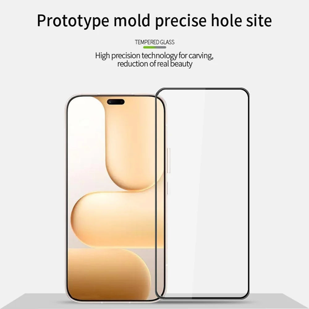 PINWUYO for Honor 600e 5G Tempered Glass Film  Explosion-proof 9H 3D Full Glue Full Screen Protector - Black - 3