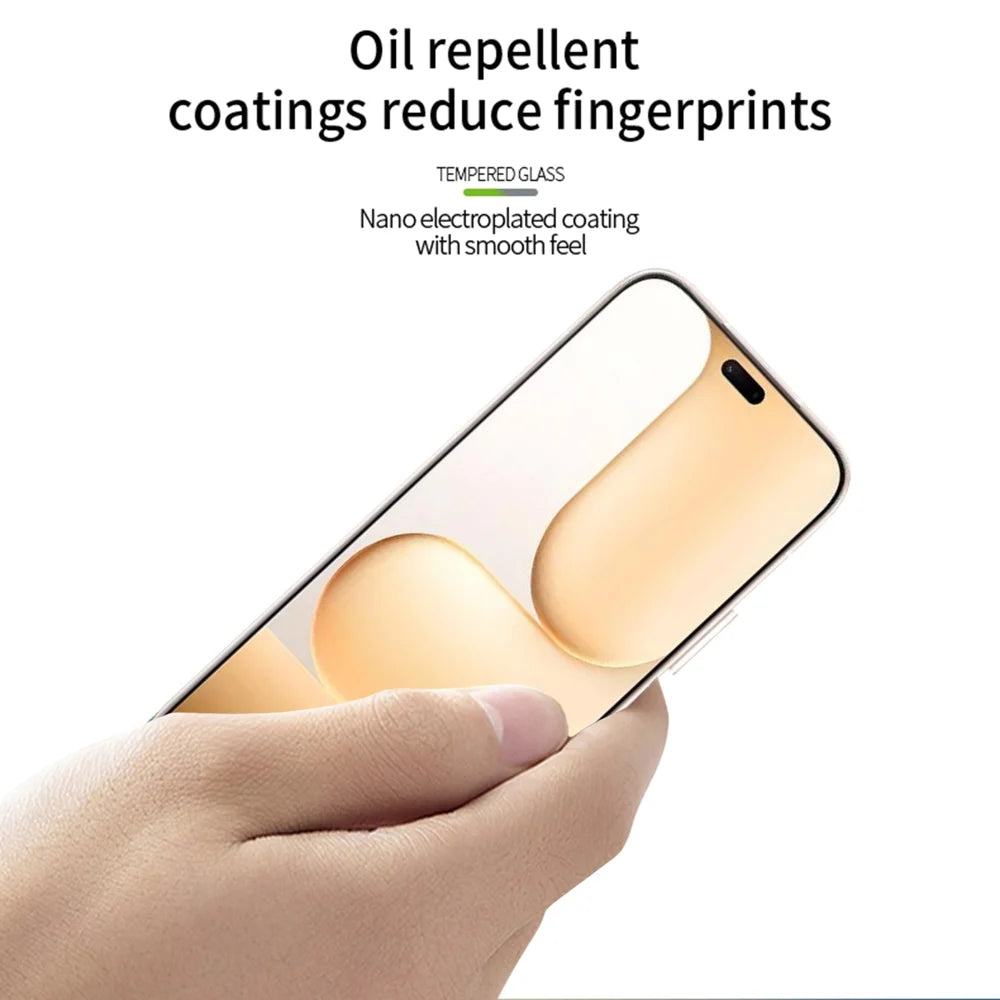 PINWUYO for Honor 600e 5G Tempered Glass Film  Explosion-proof 9H 3D Full Glue Full Screen Protector - Black - 4