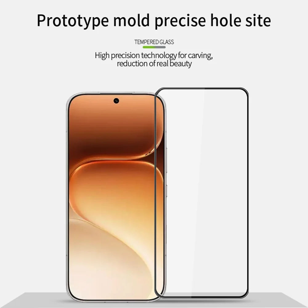 PINWUYO for Honor 600 Pro 5G / Honor 600 5G Tempered Glass Film  Explosion-proof 9H 3D Full Glue Full Screen Protector - Black - 3