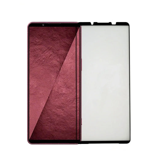 PINWUYO for Sony Xperia 1 VIII Tempered Glass Film  Explosion-proof 9H 3D Full Glue Full Screen Protector - Black - 1