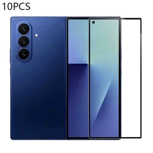 RURIHAI 10Pcs For Samsung Galaxy Z Fold8 Ultra High Aluminium-Silicon Glass Film Full Glue 0.26mm 2.5D Full Screen Protector - 1