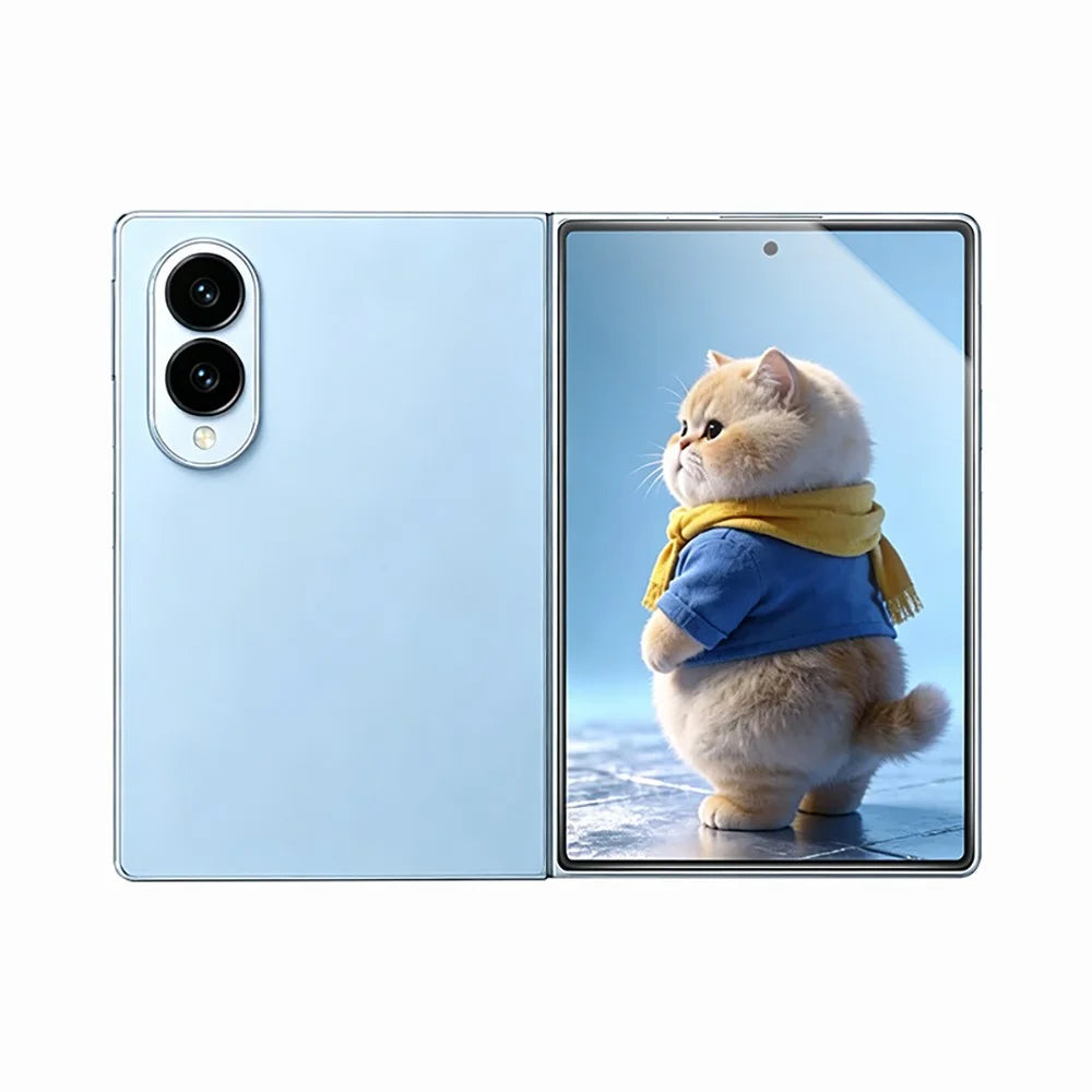 RURIHAI For Samsung Galaxy Z Fold8 Screen Protector High Aluminum-Silicon Glass Phone Screen Film - 2