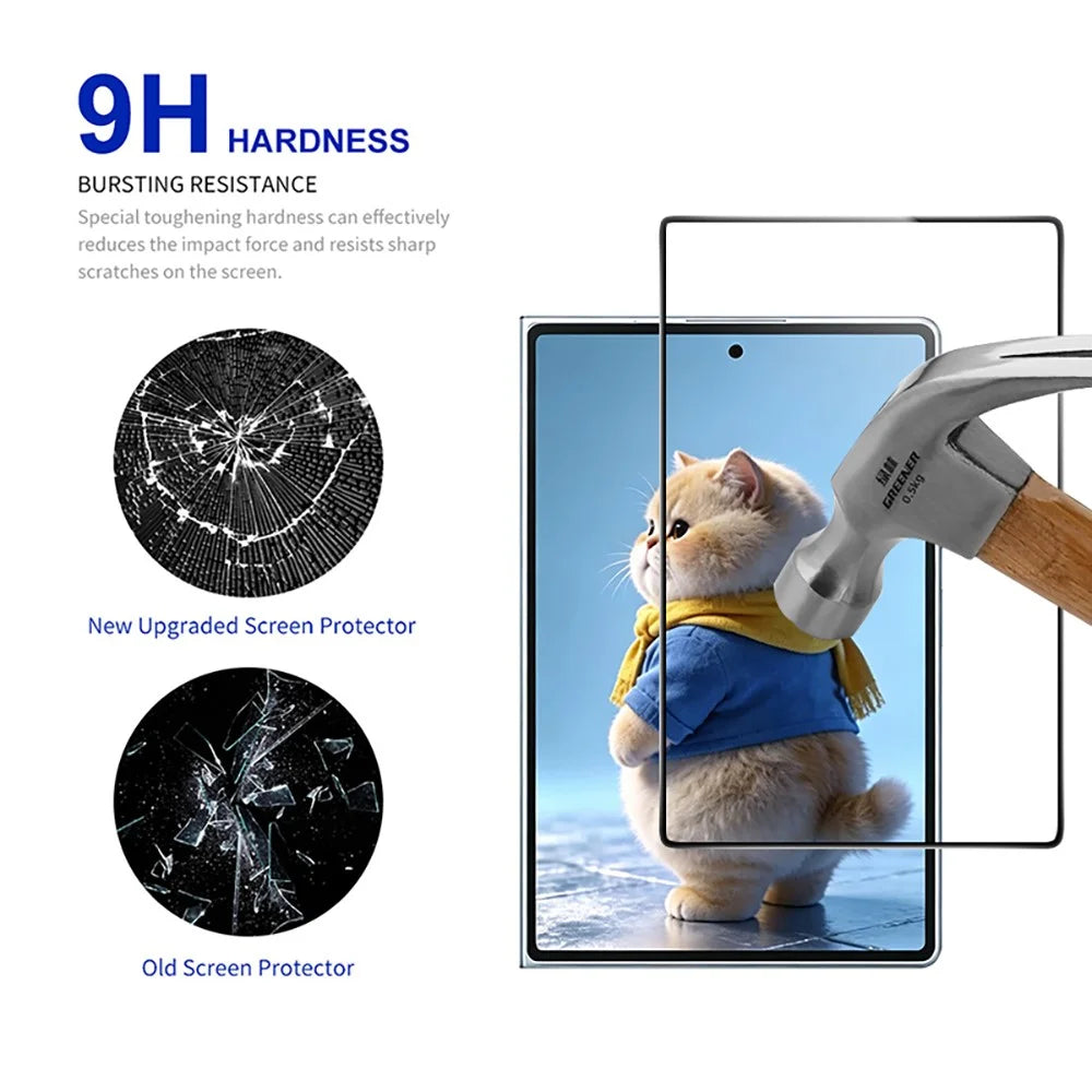 RURIHAI 10Pcs For Samsung Galaxy Z Fold8 High Aluminium-Silicon Glass Film Full Glue 0.26mm 2.5D Full Screen Protector - 3