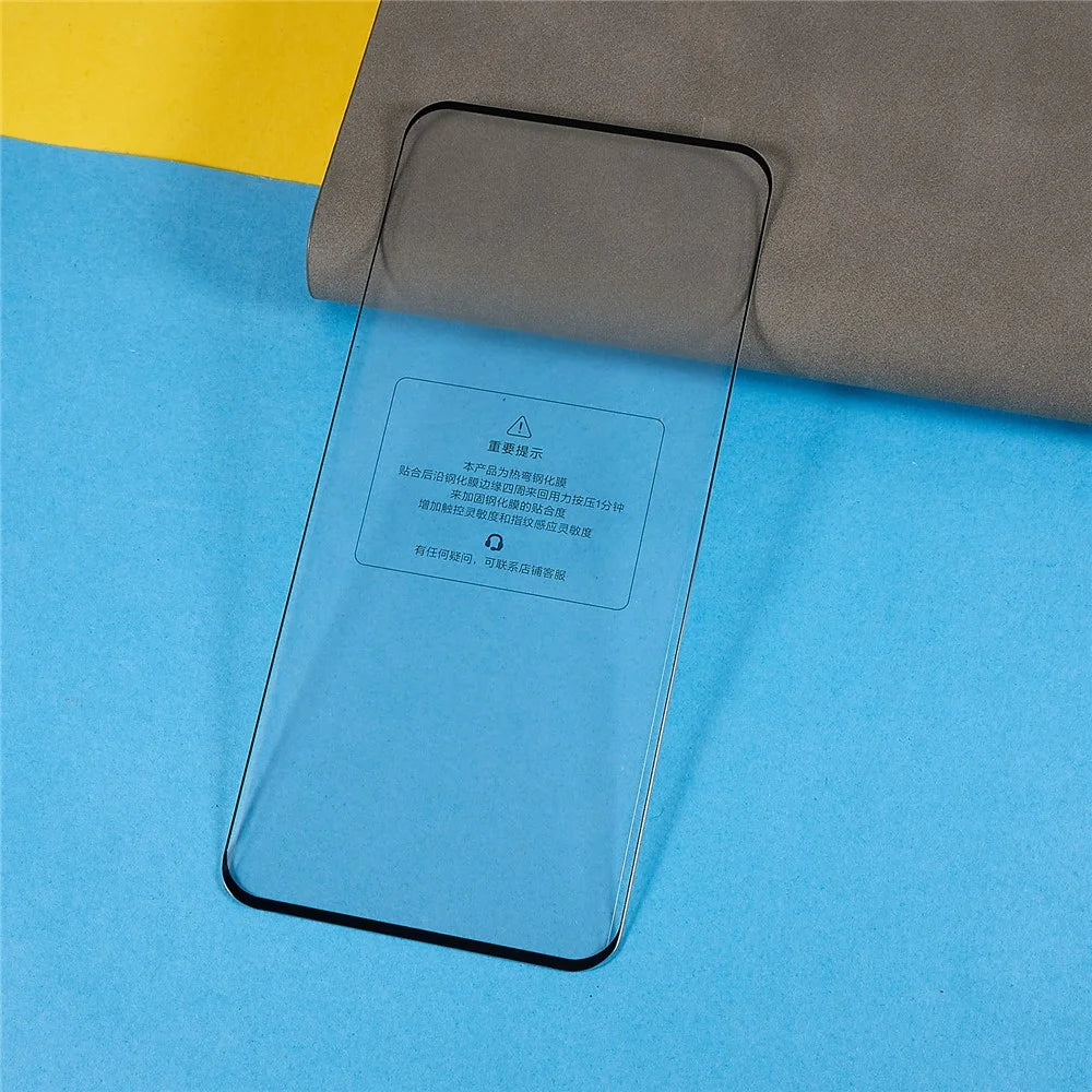 3D Curved Tempered Glass Film for Oppo Find N2 5G, Side Glue Complete Covering HD Screen Protector - 3
