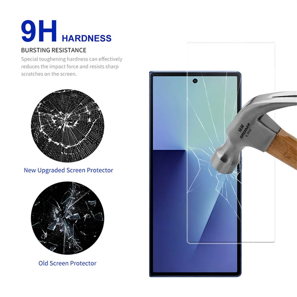 RURIHAI 10Pcs For Samsung Galaxy Z Fold8 Ultra Screen Protector 0.26mm 2.5D Full Glue High Aluminium Silicon Glass Film (NOT Complete Covering) - 3