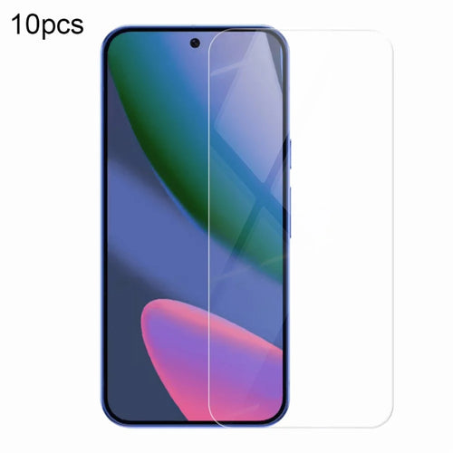 RURIHAI 10Pcs for Google Pixel 11 Pro XL Screen Protector 0.18mm 2.5D Medium Aluminum Glass Ultra Clear Film - 1
