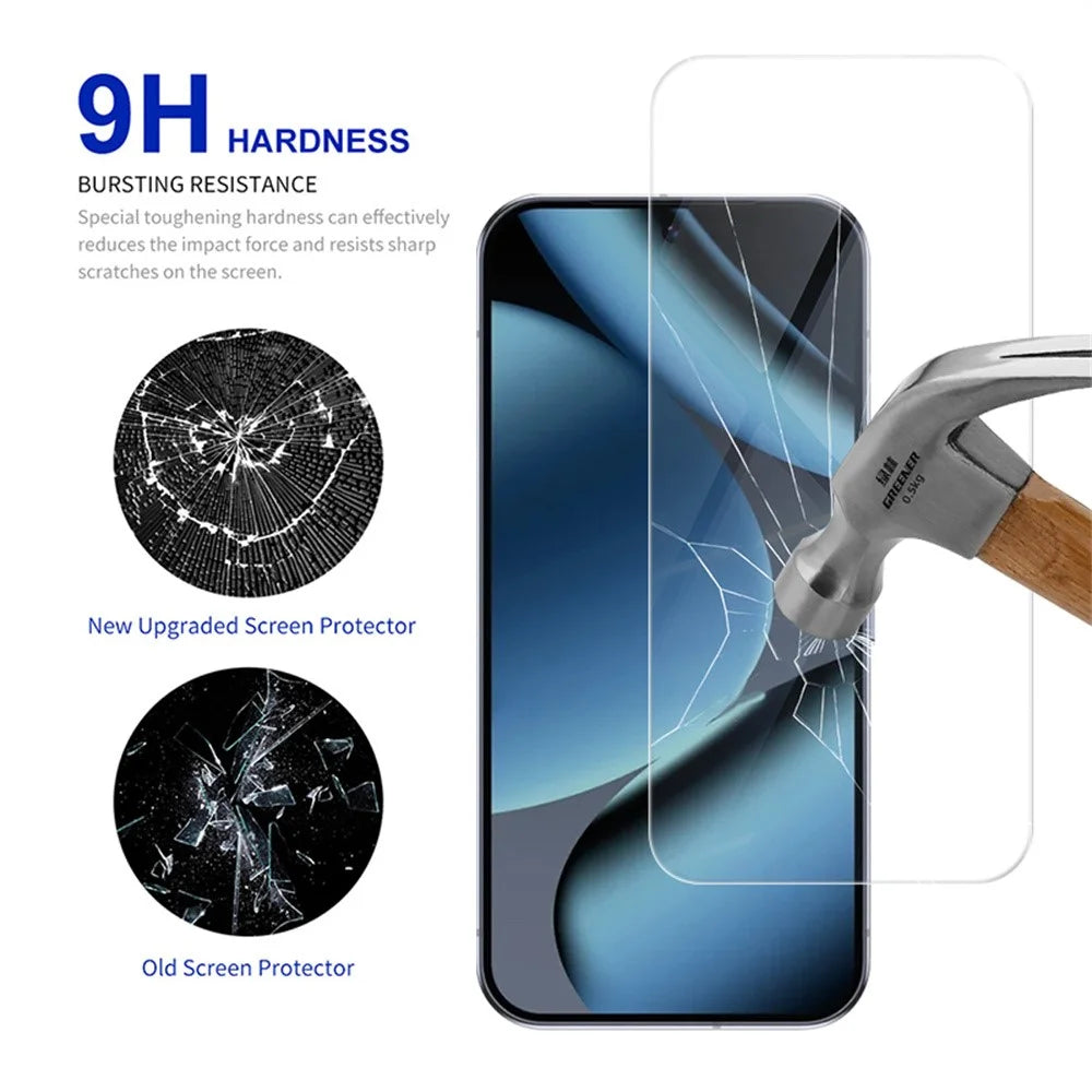 RURIHAI 10Pcs for Google Pixel 11 / Pixel 11 Pro Screen Protector 0.18mm 2.5D Medium Aluminum Glass Ultra Clear Film - 3
