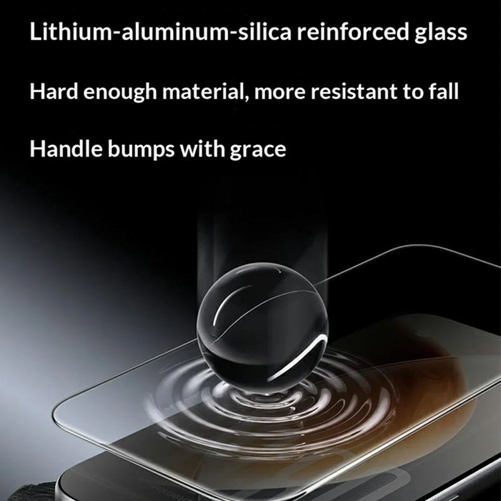 BENKS for iPhone 17 Pro Max Screen Protector Anti-Scratch Lithium Aluminium-silicon Glass Eye-Friendly HD Film - 5
