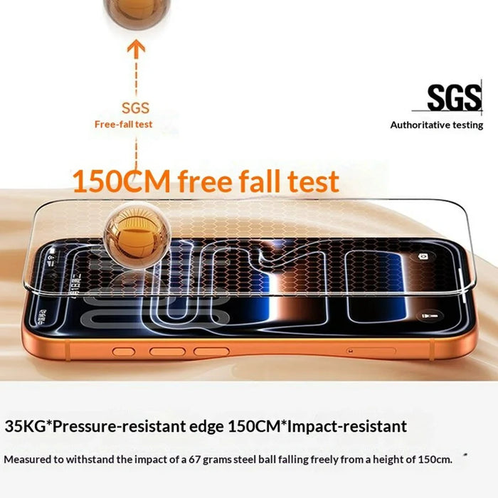 BENKS for iPhone 17 Pro Max Screen Protector Lithium Aluminium-silicon Glass AR Anti-Reflective Film - 4