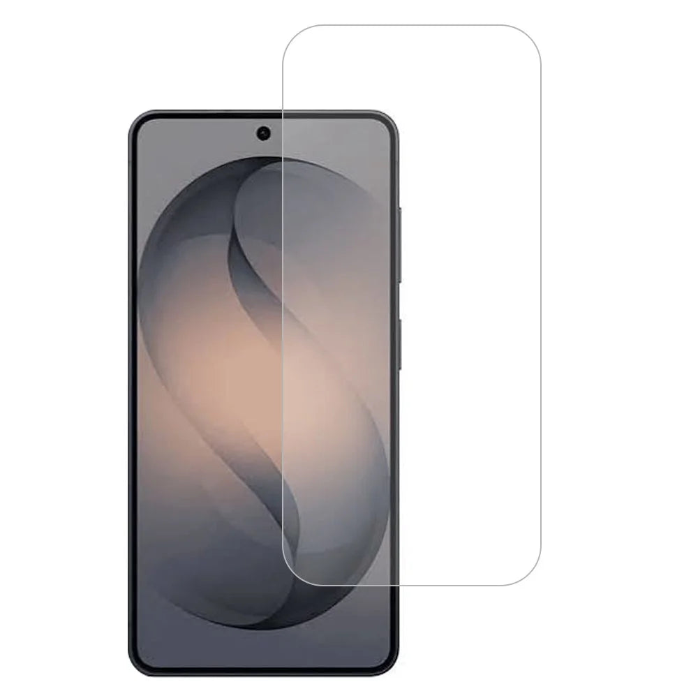 For Samsung Galaxy S26 FE Screen Protector 2.5D High Aluminium-Silicon Glass Film Electroplated Coating (Not Complete Covering) - Transparent - 1