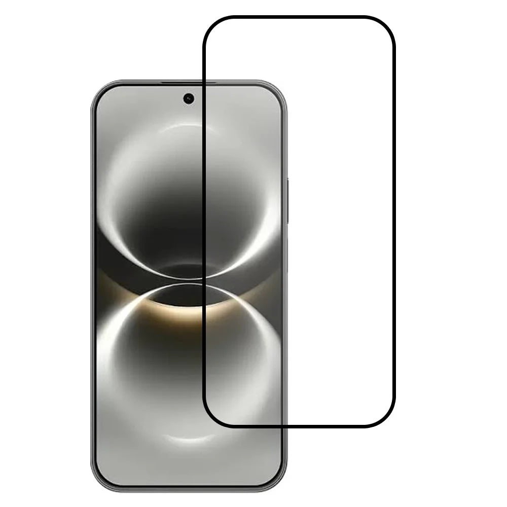 For Huawei nova 15 Max Full Screen Protector Silk Printing Full Glue HD Clear Screen Film - Black - 1