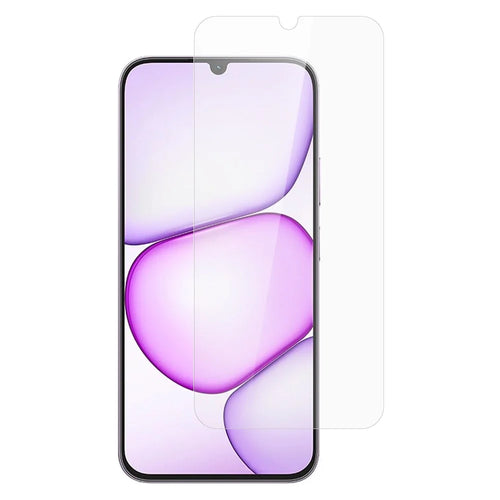 For Realme C100i 4G Screen Protector 0.3mm Arc Edge Tempered Glass Film, Not Complete Coverage - Transparent - 1