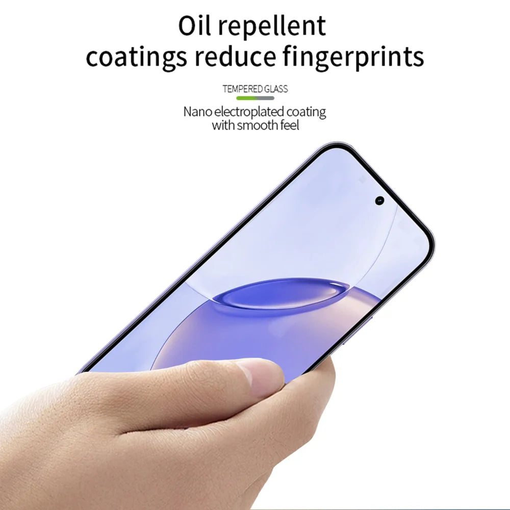 PINWUYO for Realme 16 Pro 5G Tempered Glass Film  JK Series-2 9H Full Glue Full Screen Protector - Black - 4