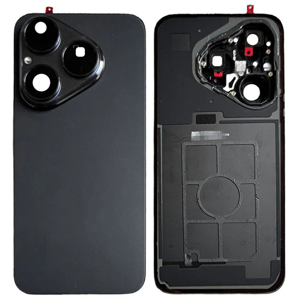 For Huawei Pura 80 OEM Battery Housing with Camera Lens Cover - Black - 1