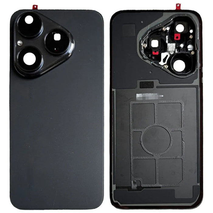 For Huawei Pura 80 Pro OEM Battery Housing with Camera Lens Cover - Black - 1