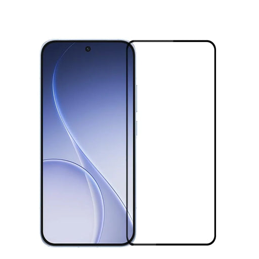 MOFI for Oppo Reno15 Pro Mini 5G Screen Protector 9H Full Glue Full Coverage High Aluminum-Silicon Glass Film - Black - 1