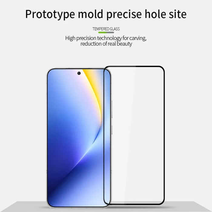 MOFI for Honor Win Turbo 5G Screen Protector 9H Full Glue Full Coverage High Aluminum-Silicon Glass Film - Black - 3