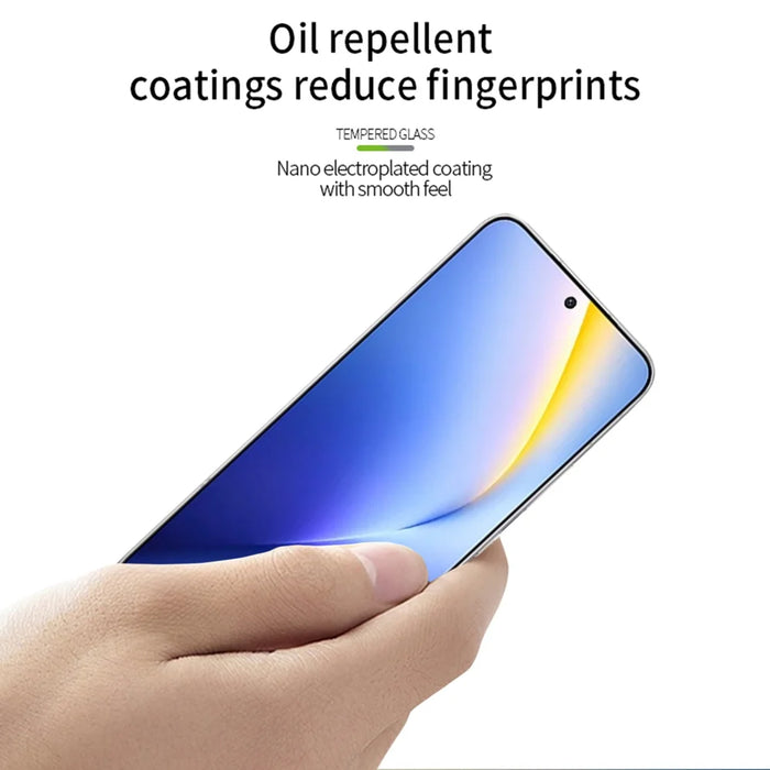 MOFI for Honor Win Turbo 5G Screen Protector 9H Full Glue Full Coverage High Aluminum-Silicon Glass Film - Black - 4