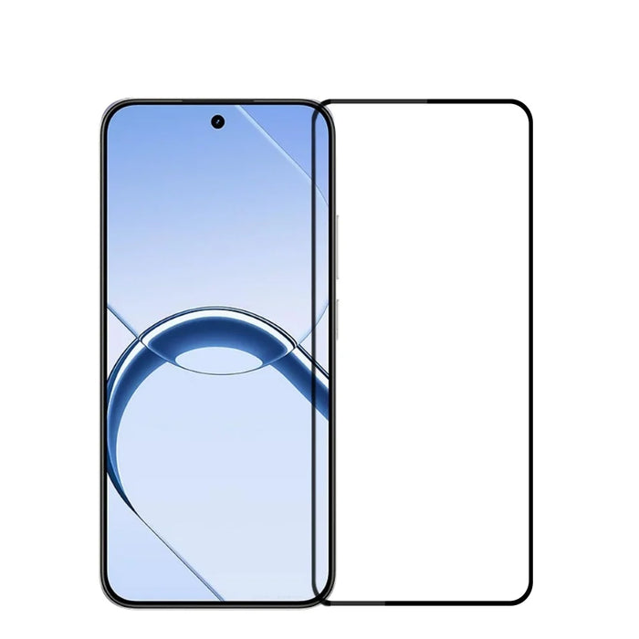 MOFI for Realme 16 5G Screen Protector 9H Full Glue Full Coverage High Aluminum-Silicon Glass Film - Black - 1