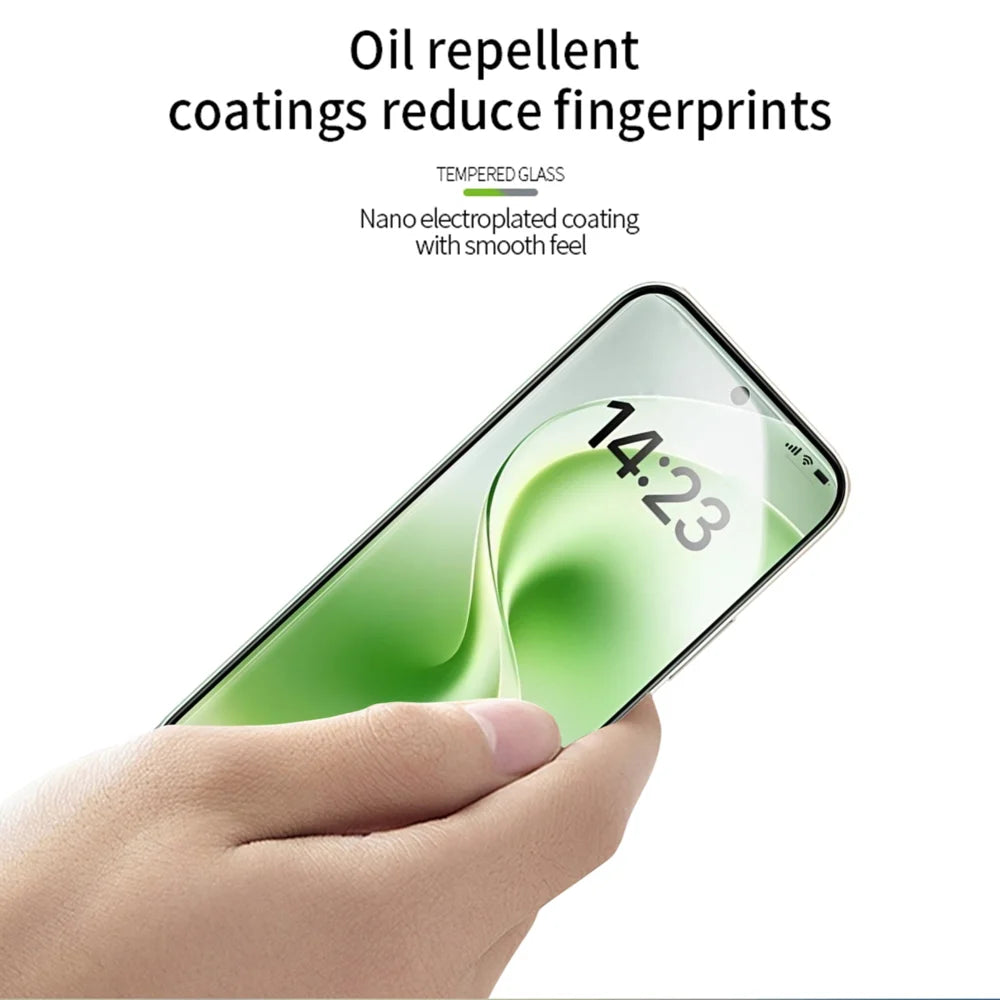 MOFI for vivo S60 5G Screen Protector 9H Full Glue Full Coverage High Aluminum-Silicon Glass Film - Black - 4