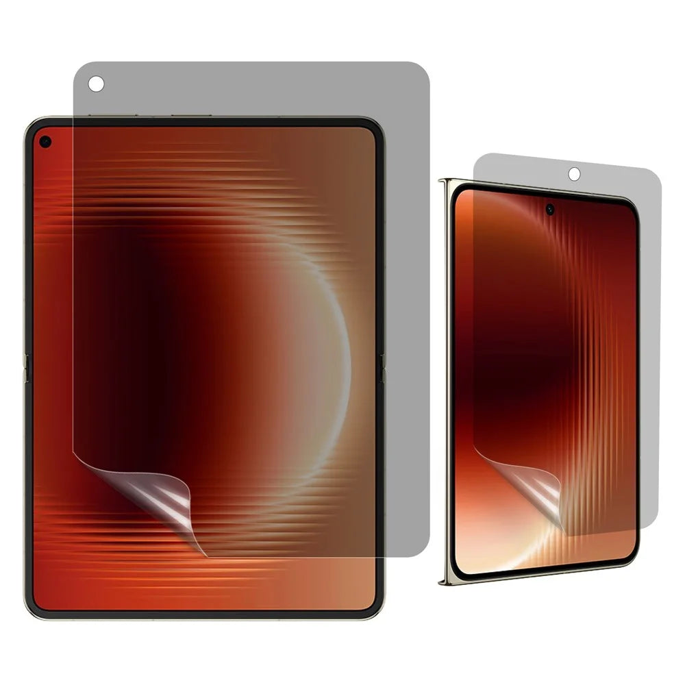 For Huawei Pura X Max 180-degree Privacy Screen Protector TPU + PET Inner + Outer Film Set - 1