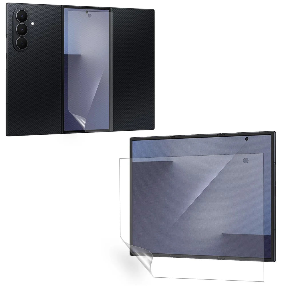 For Samsung Galaxy Z TriFold 5G Hydrogel Film Set Matte Anti-fingerprint Front + Inside TPU Screen Protector - 1