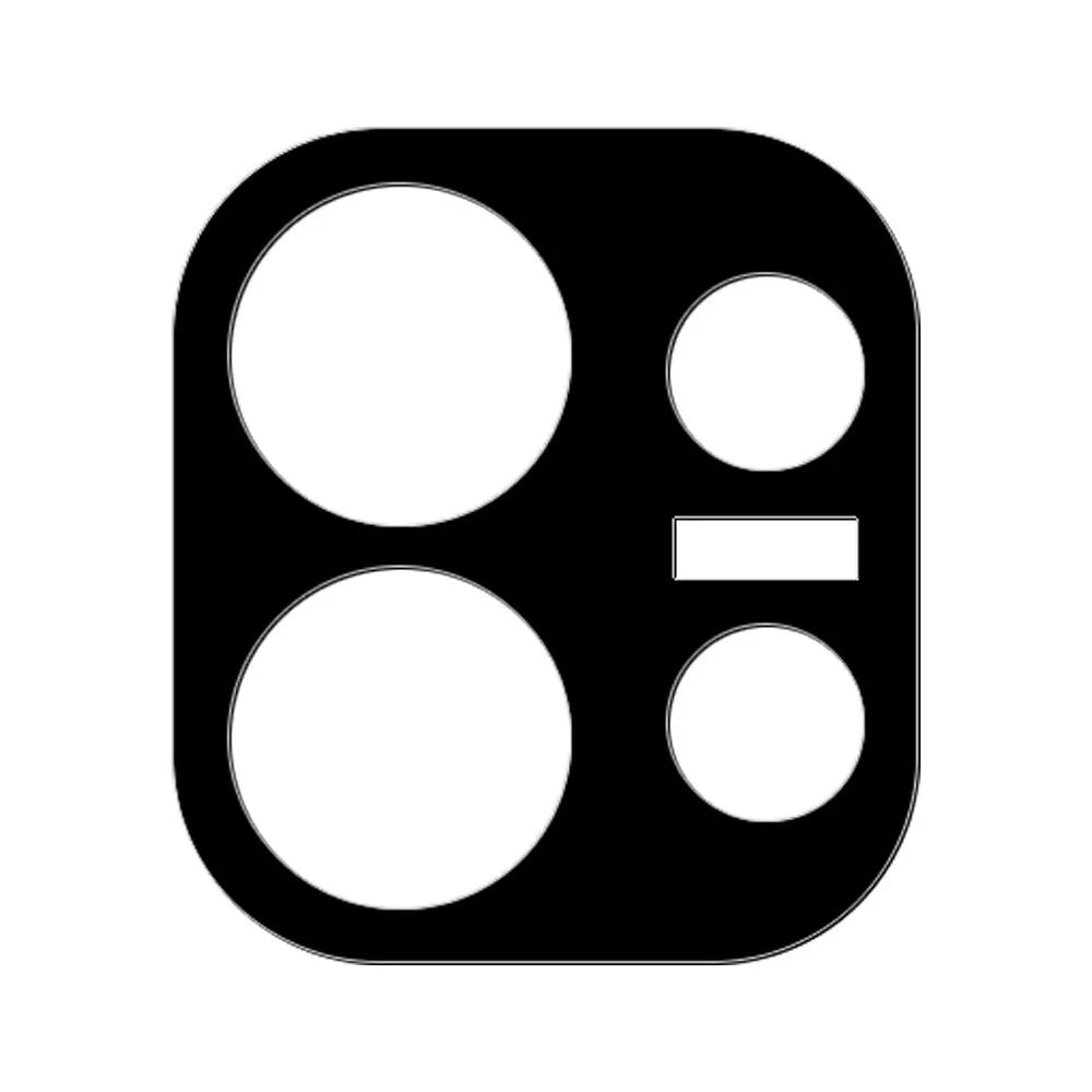 For Oppo Reno16 Pro 5G (Global) Tempered Glass Lens Protector Black Silk Printing Camera Lens Film - 2