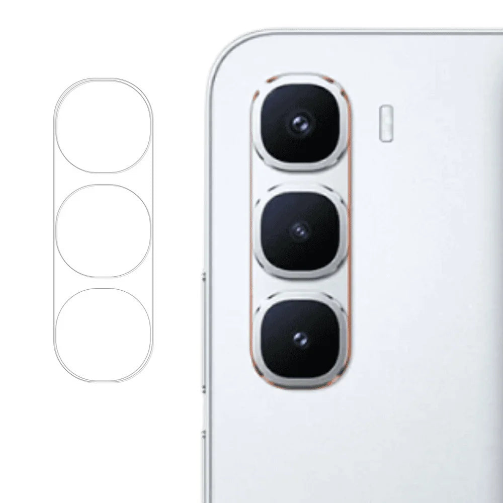 For Infinix Hot 60 Pro+ 4G Tempered Glass Camera Lens Protector Ultra Clear Anti-Scratch Full Coverage Lens Film - Transparent - 1