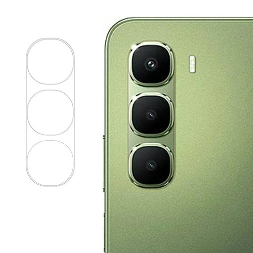 For Infinix Hot 60 5G / Hot 60 Pro 4G Tempered Glass Camera Lens Protector Ultra Clear Anti-Scratch Full Coverage Lens Film - Transparent - 1