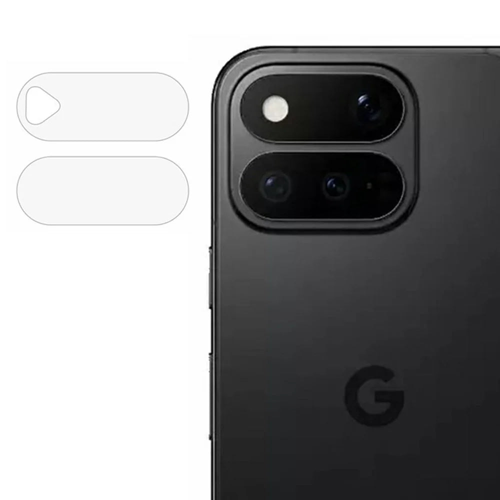 For Google Pixel 11 Pro Fold Tempered Glass Split-type Camera Lens Protector Ultra Clear Full Coverage Lens Film - Transparent - 1