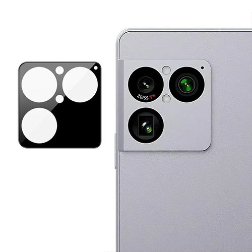 For Sony Xperia 1 VIII Tempered Glass Lens Protector Black Silk Printing Camera Lens Film - Black - 1