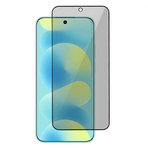 For Huawei nova 16 5G 180 Degree Anti-Peep Tempered Glass Black Edge Privacy Protection Full Screen Protector, Full Glue - Black - 1