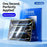 For iPad Air (2020) / iPad Air (2022) 2Pcs Screen Protector Ultra Clear Tempered Glass Film with Dust-Free Installation Tool - Transparent - 2