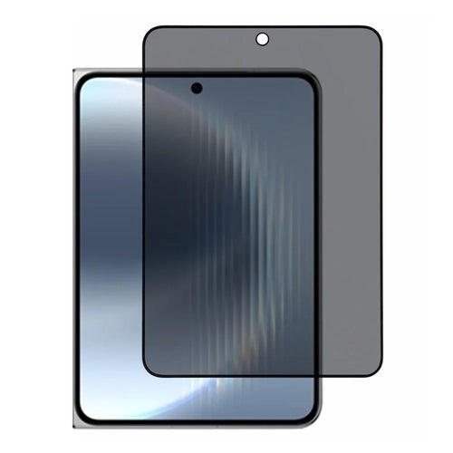 For Huawei Pura X Max Anti-Spy Screen Protector Silk Printing Tempered Glass Small Screen Film - 1