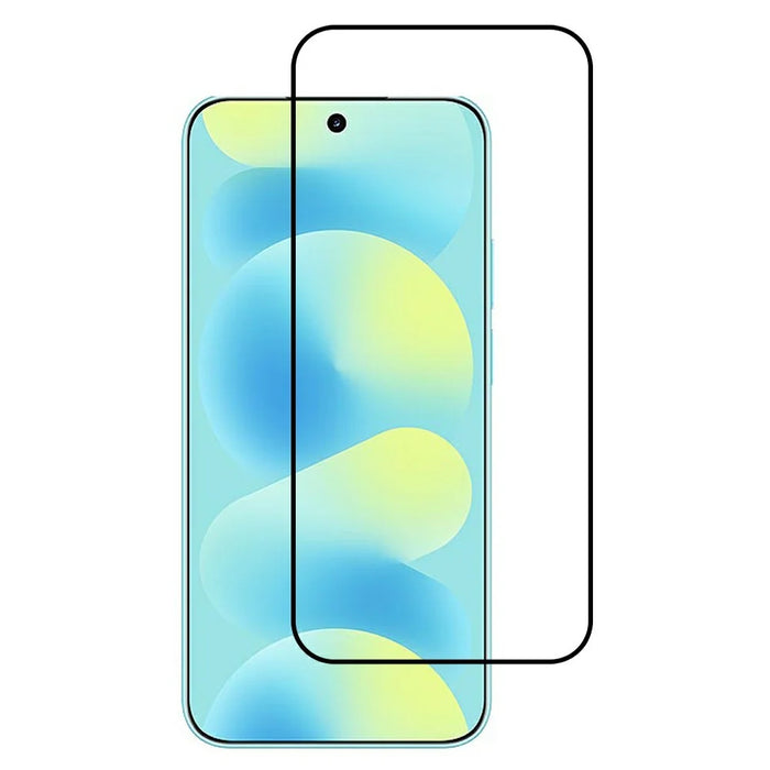 For Huawei nova 16 5G Screen Protector Full Glue Silk Printing Tempered Glass Screen Film - Black - 1